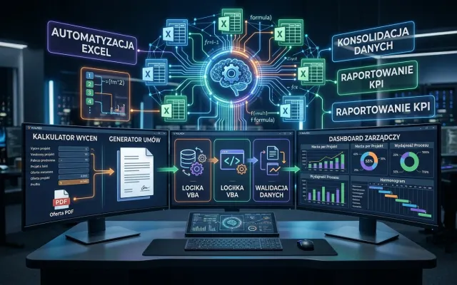 Automatyzacja arkuszy Excel i raportowanie dla firm
